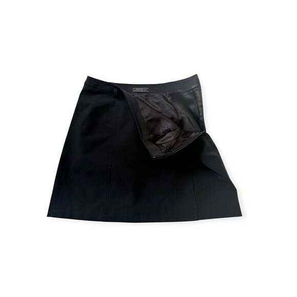 Vintage Prada Black Tech Mini Skirt IT 44 | Y2K Minimalist Made in Italy - Picture 6 of 14